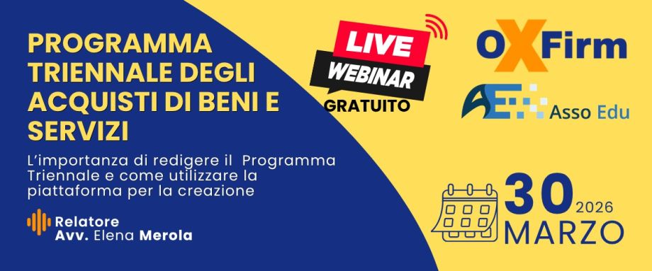 Programma triennale degli acquisti